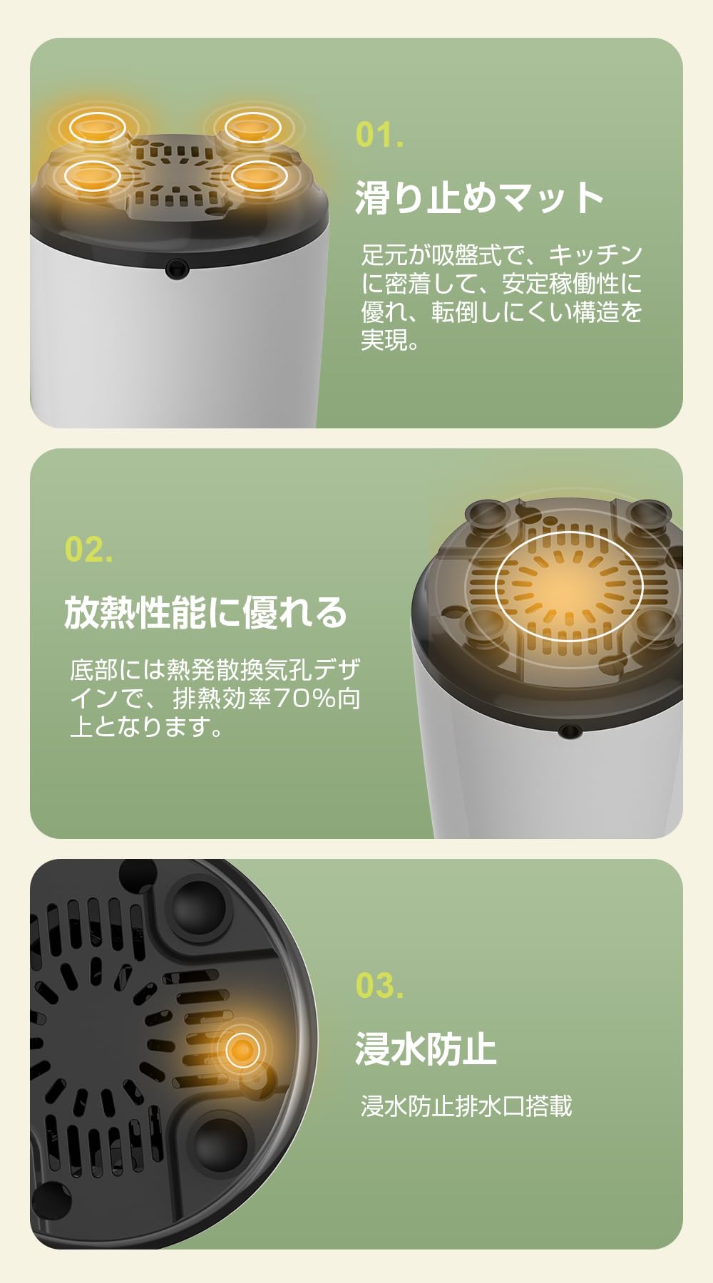 Amazon | 【新機種 女性に優しい】Happilaff ミキサー ジューサー